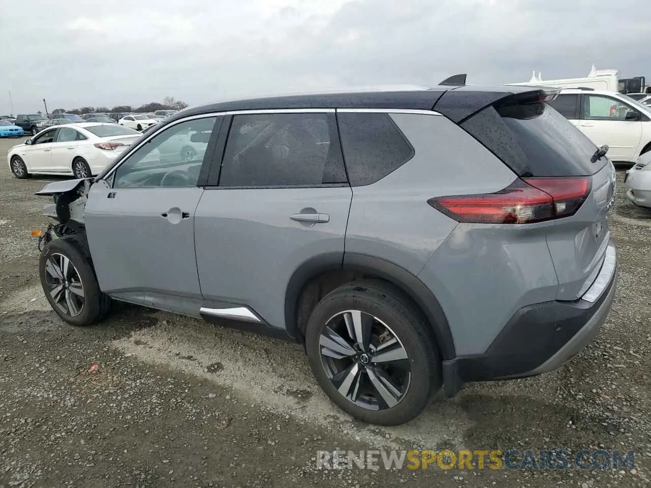 2 Photograph of a damaged car JN8AT3CA0MW020175 NISSAN ROGUE 2021