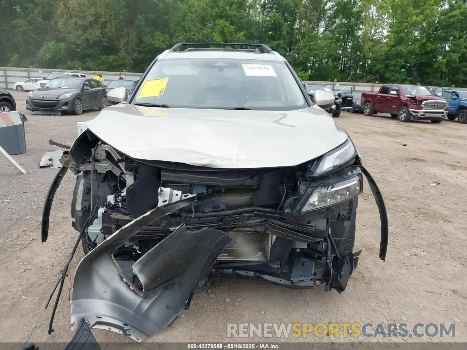 12 Photograph of a damaged car JN8AT3CA0MW027241 NISSAN ROGUE 2021