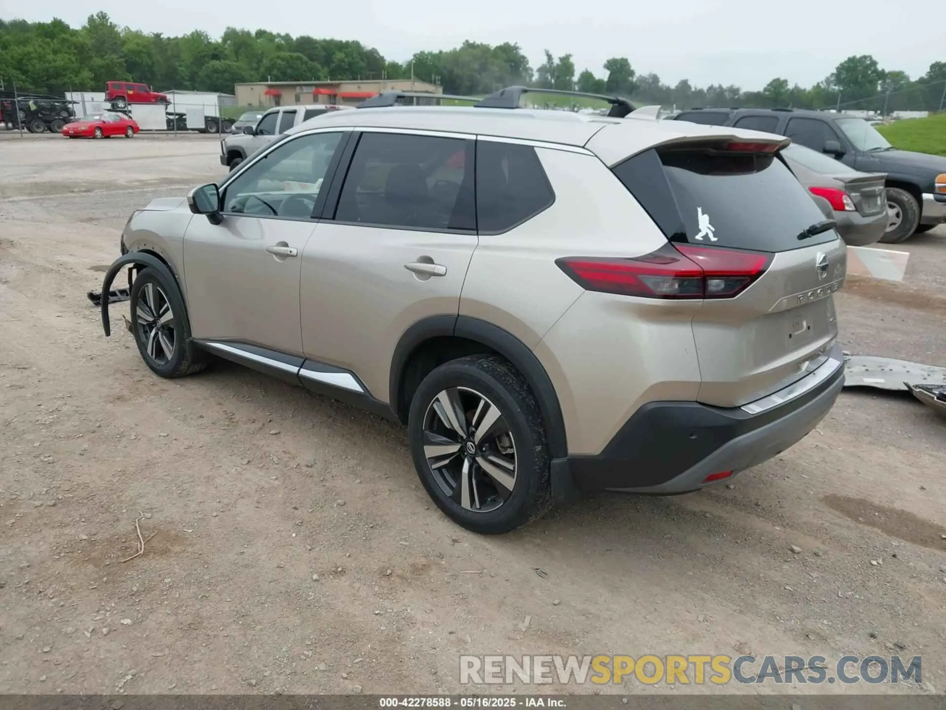 3 Photograph of a damaged car JN8AT3CA0MW027241 NISSAN ROGUE 2021