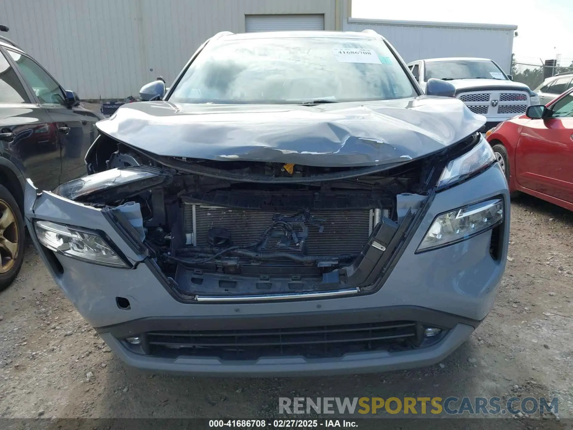 12 Photograph of a damaged car JN8AT3CA1MW028852 NISSAN ROGUE 2021