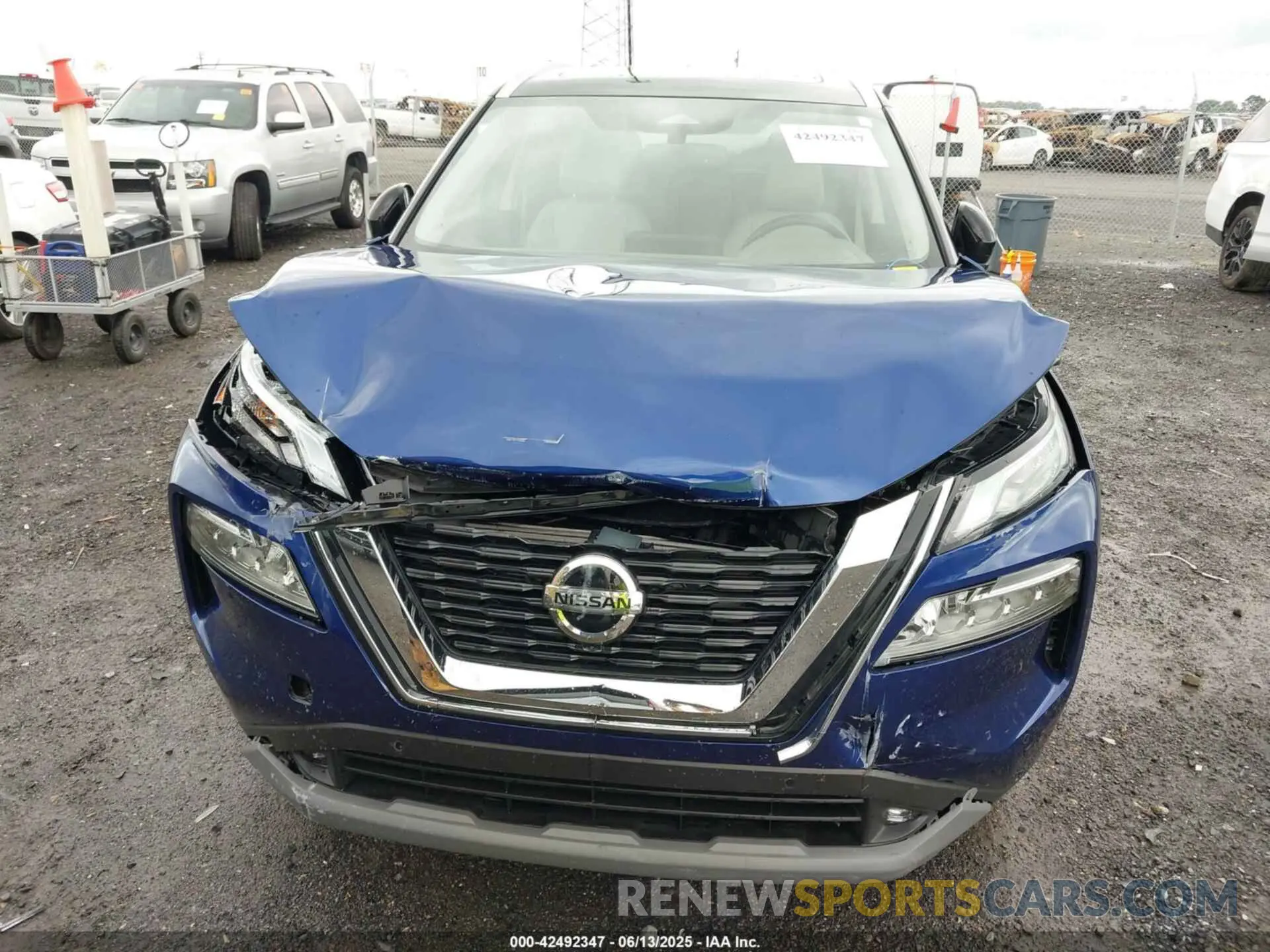 6 Photograph of a damaged car JN8AT3CA2MW020694 NISSAN ROGUE 2021