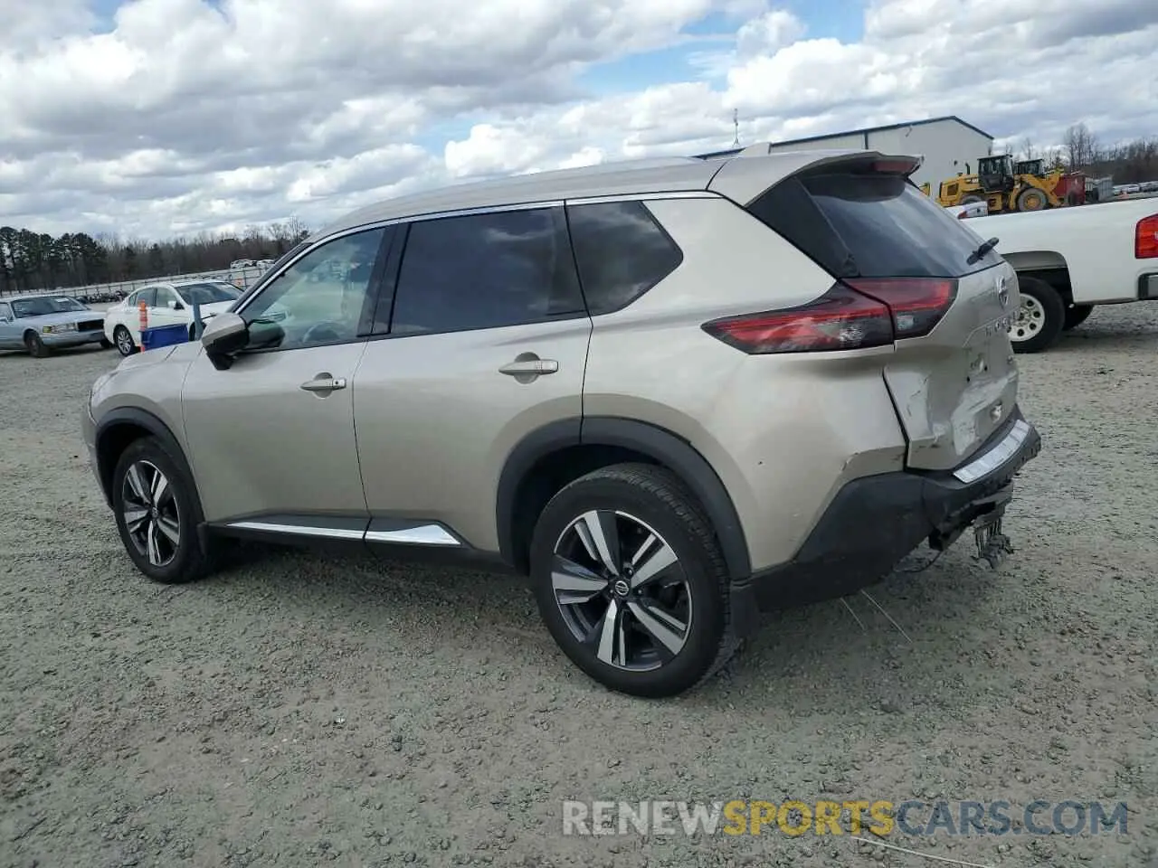 2 Photograph of a damaged car JN8AT3CA2MW027144 NISSAN ROGUE 2021