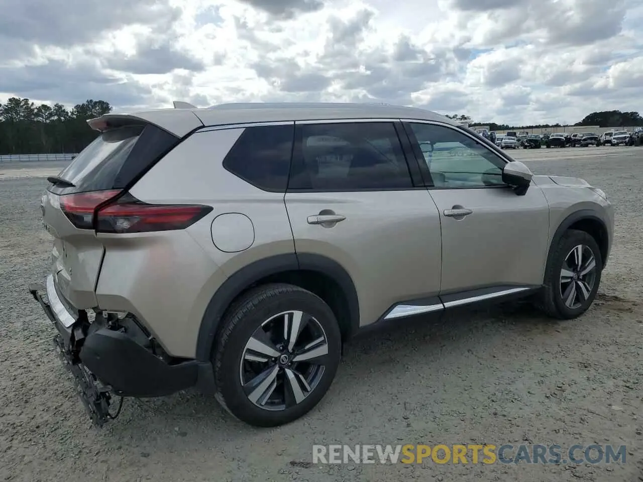 3 Photograph of a damaged car JN8AT3CA2MW027144 NISSAN ROGUE 2021