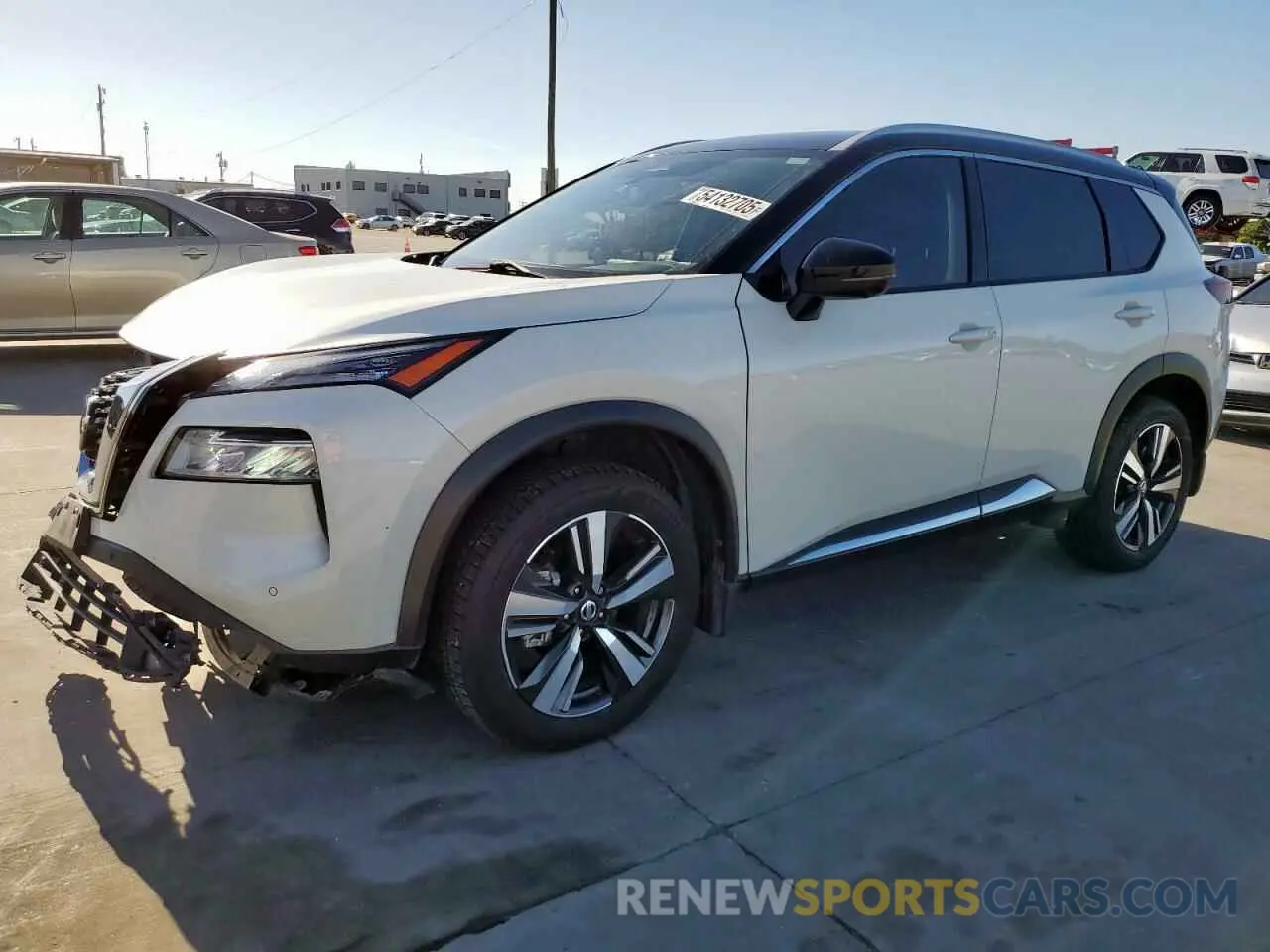 1 Photograph of a damaged car JN8AT3CA2MW028701 NISSAN ROGUE 2021