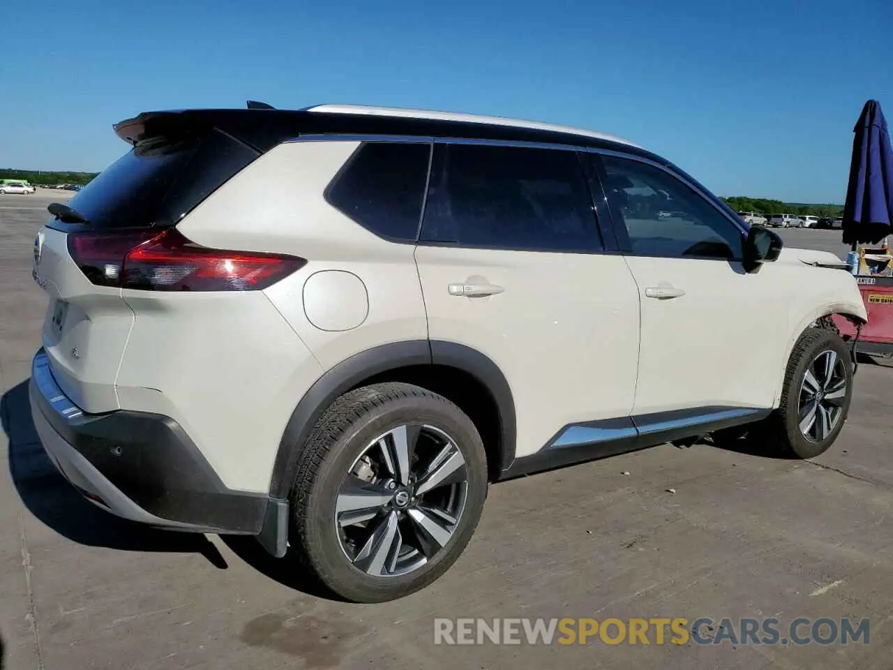 3 Photograph of a damaged car JN8AT3CA2MW028701 NISSAN ROGUE 2021