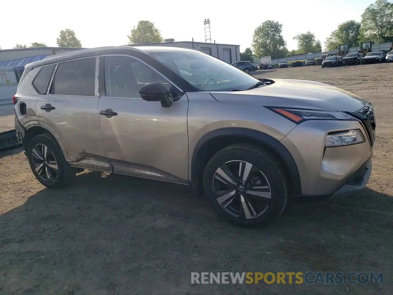 4 Photograph of a damaged car JN8AT3CA3MW012829 NISSAN ROGUE 2021