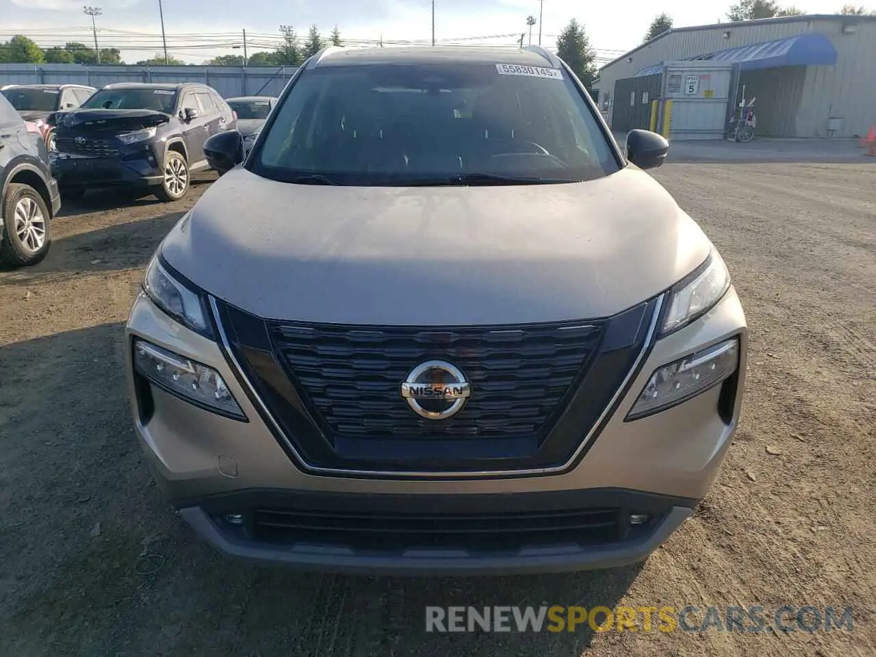 5 Photograph of a damaged car JN8AT3CA3MW012829 NISSAN ROGUE 2021