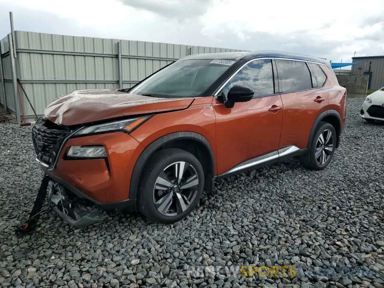 1 Photograph of a damaged car JN8AT3CA3MW014600 NISSAN ROGUE 2021