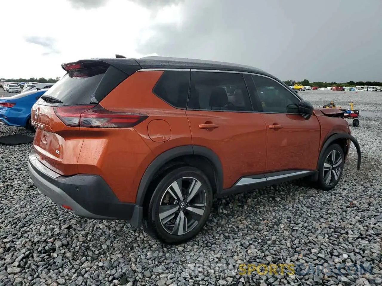 3 Photograph of a damaged car JN8AT3CA3MW014600 NISSAN ROGUE 2021