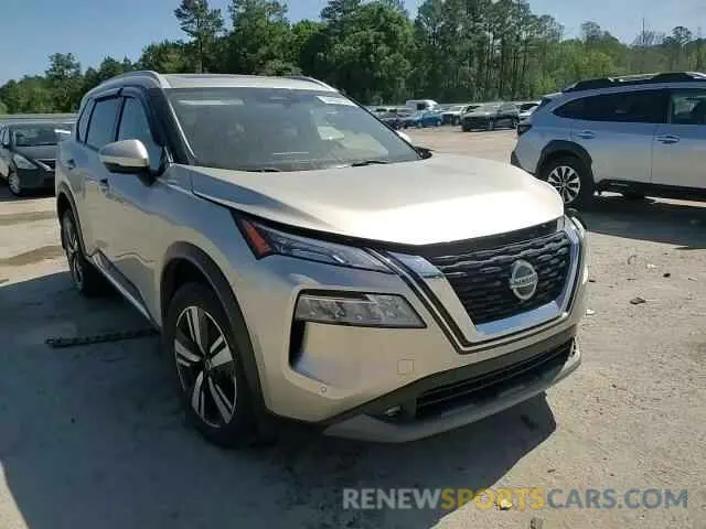 14 Photograph of a damaged car JN8AT3CA3MW027752 NISSAN ROGUE 2021