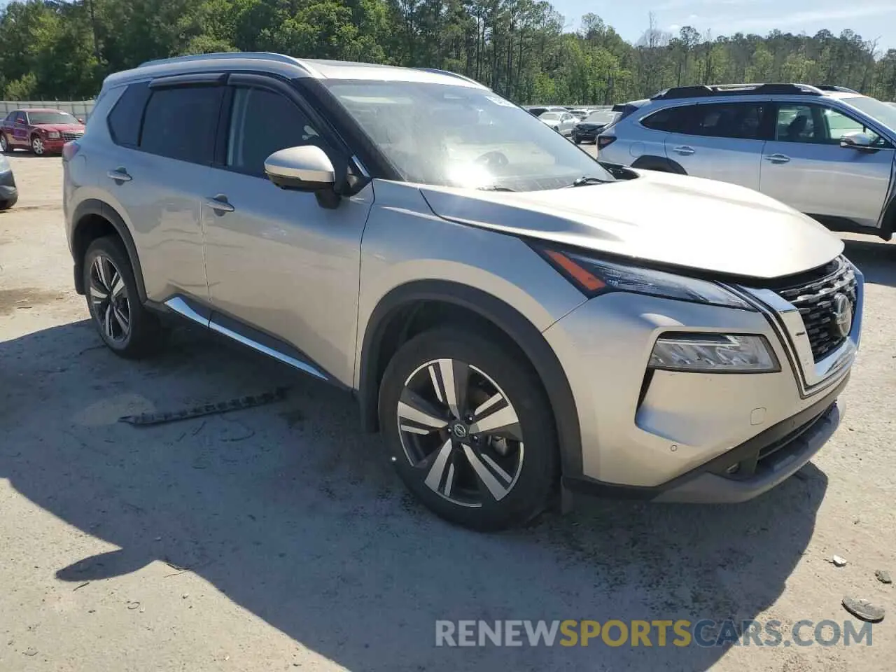 4 Photograph of a damaged car JN8AT3CA3MW027752 NISSAN ROGUE 2021