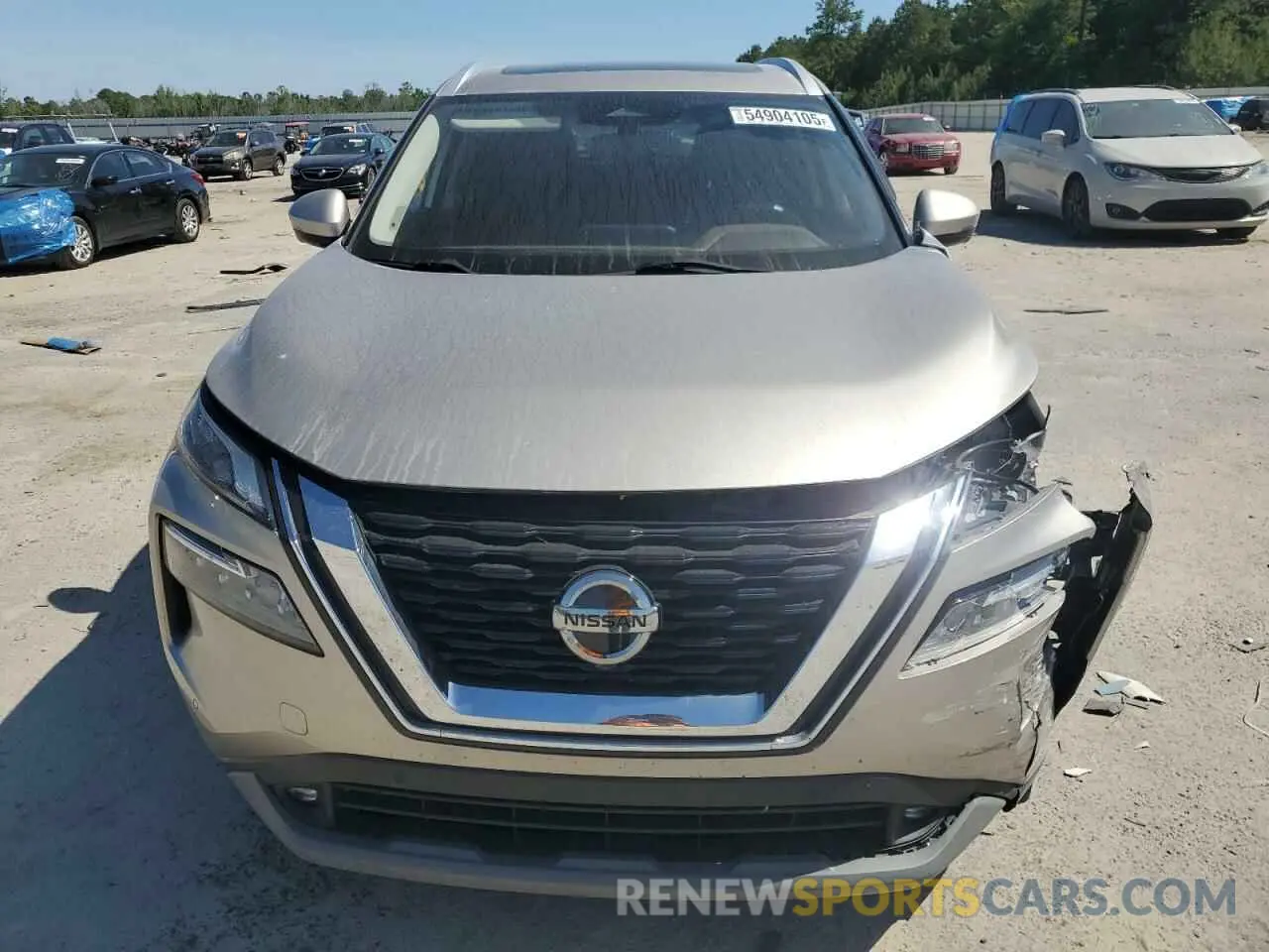 5 Photograph of a damaged car JN8AT3CA3MW027752 NISSAN ROGUE 2021