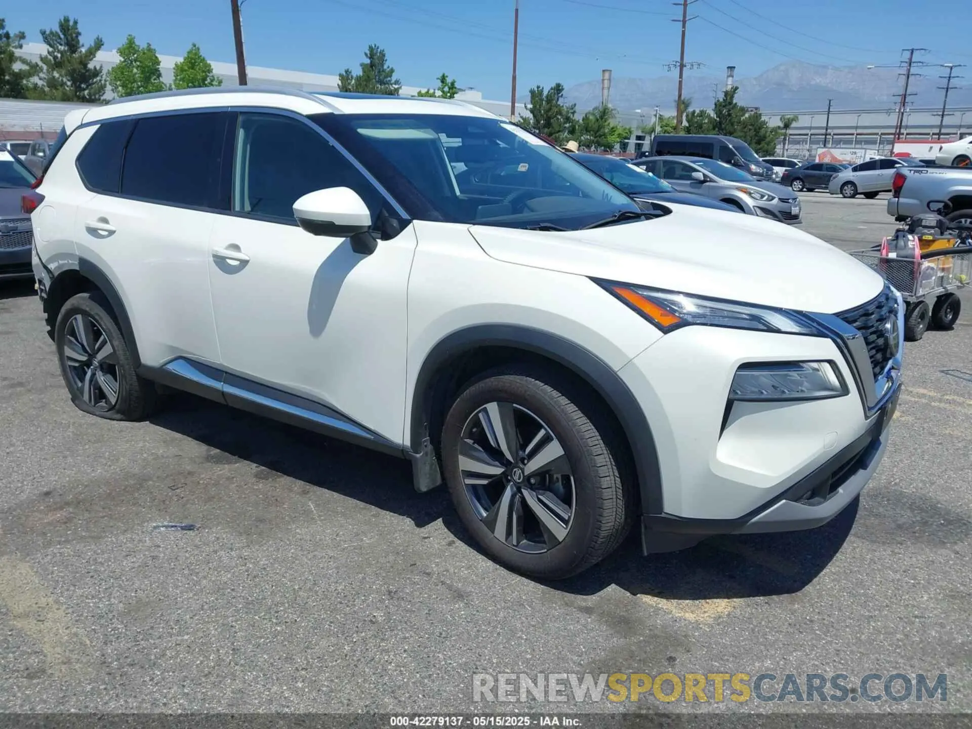 1 Photograph of a damaged car JN8AT3CA4MW021541 NISSAN ROGUE 2021