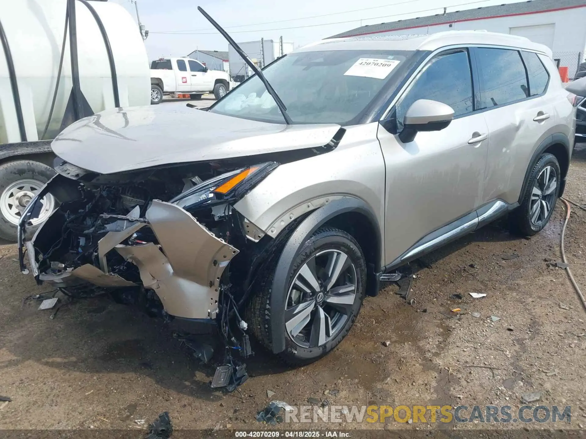 6 Photograph of a damaged car JN8AT3CA4MW028473 NISSAN ROGUE 2021