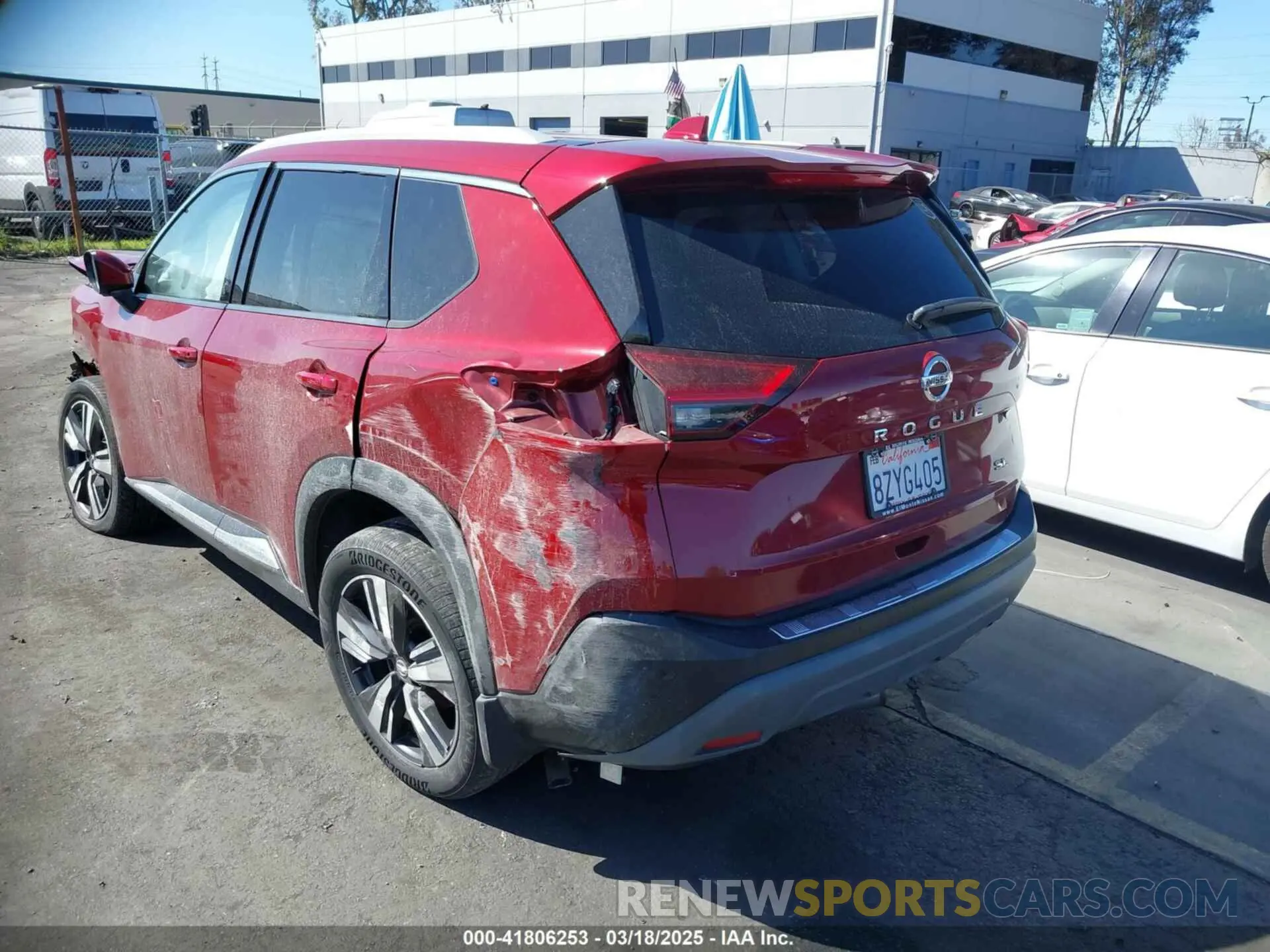 3 Photograph of a damaged car JN8AT3CA6MW029284 NISSAN ROGUE 2021