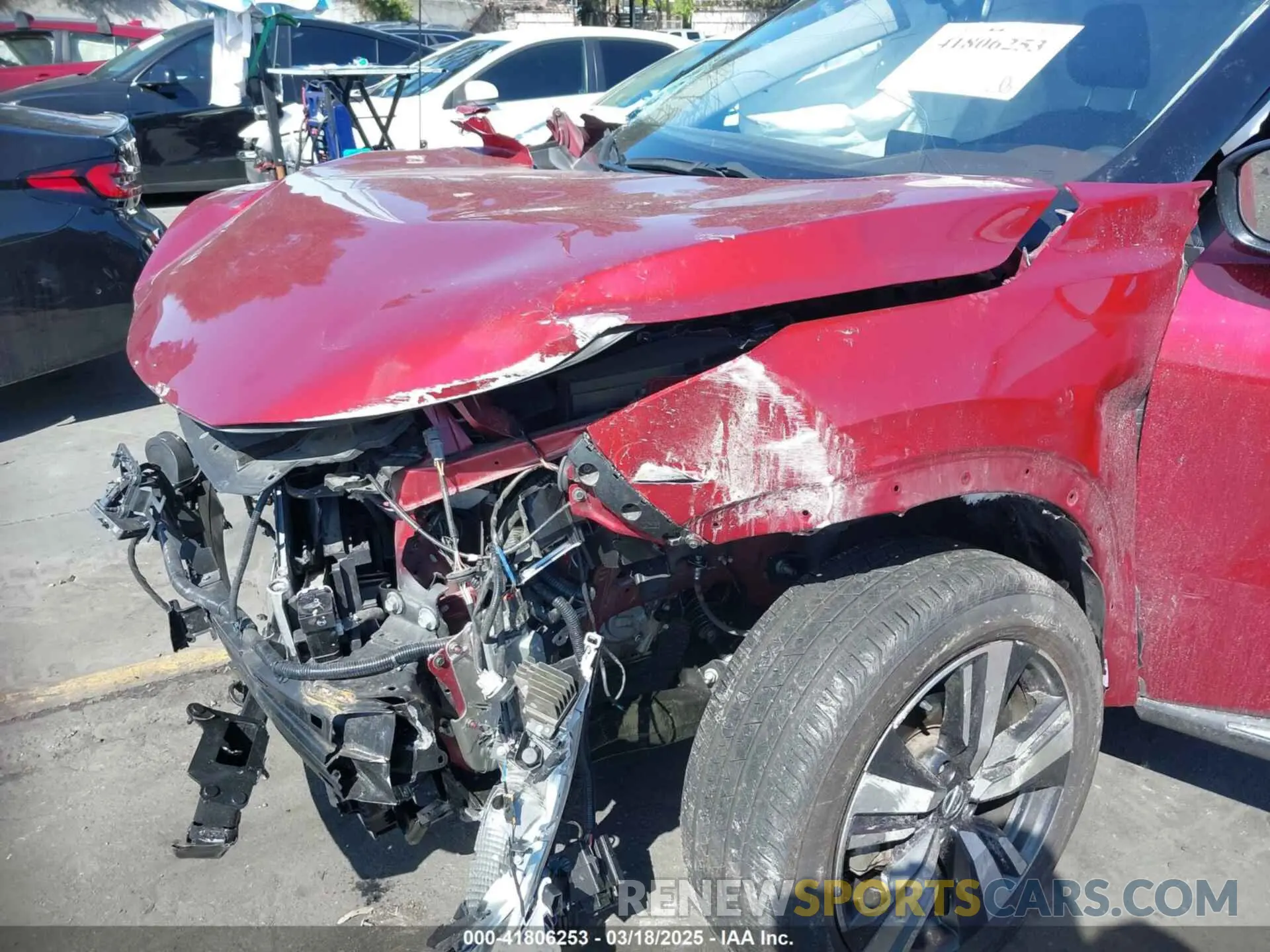 6 Photograph of a damaged car JN8AT3CA6MW029284 NISSAN ROGUE 2021
