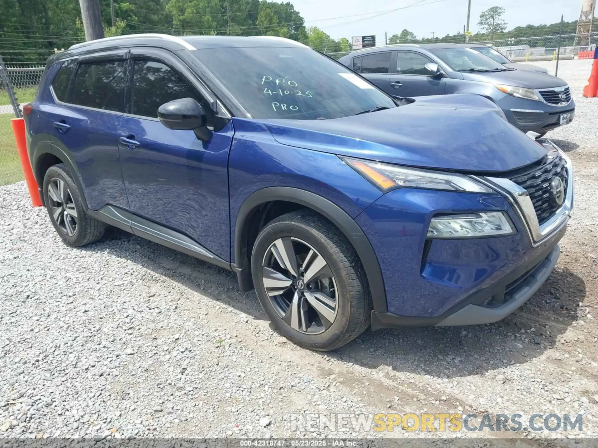 1 Photograph of a damaged car JN8AT3CA7MW028287 NISSAN ROGUE 2021