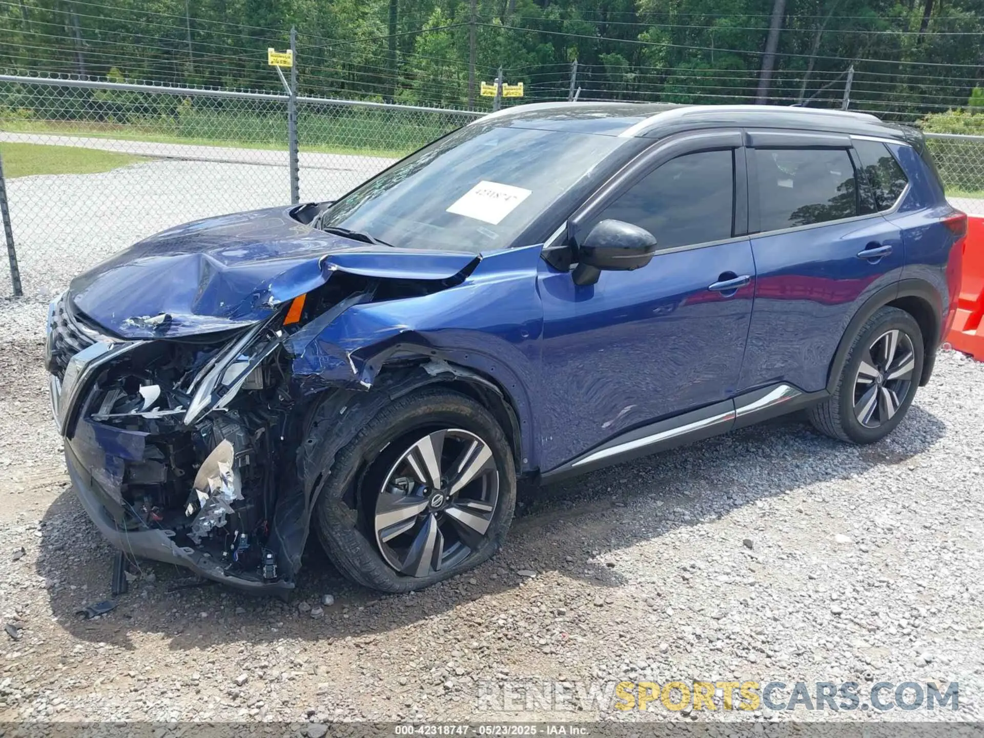 2 Photograph of a damaged car JN8AT3CA7MW028287 NISSAN ROGUE 2021