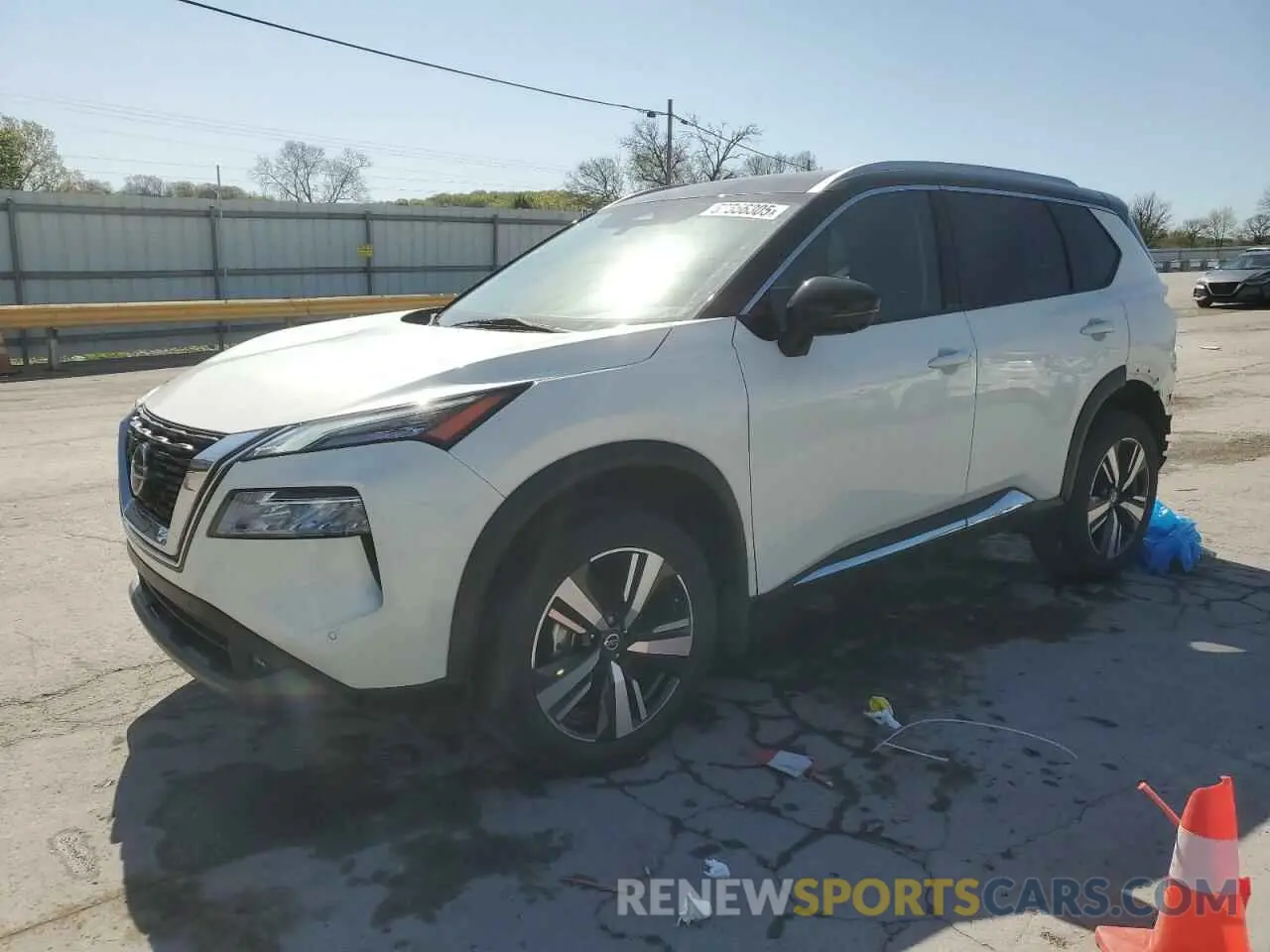 1 Photograph of a damaged car JN8AT3CA8MW029254 NISSAN ROGUE 2021