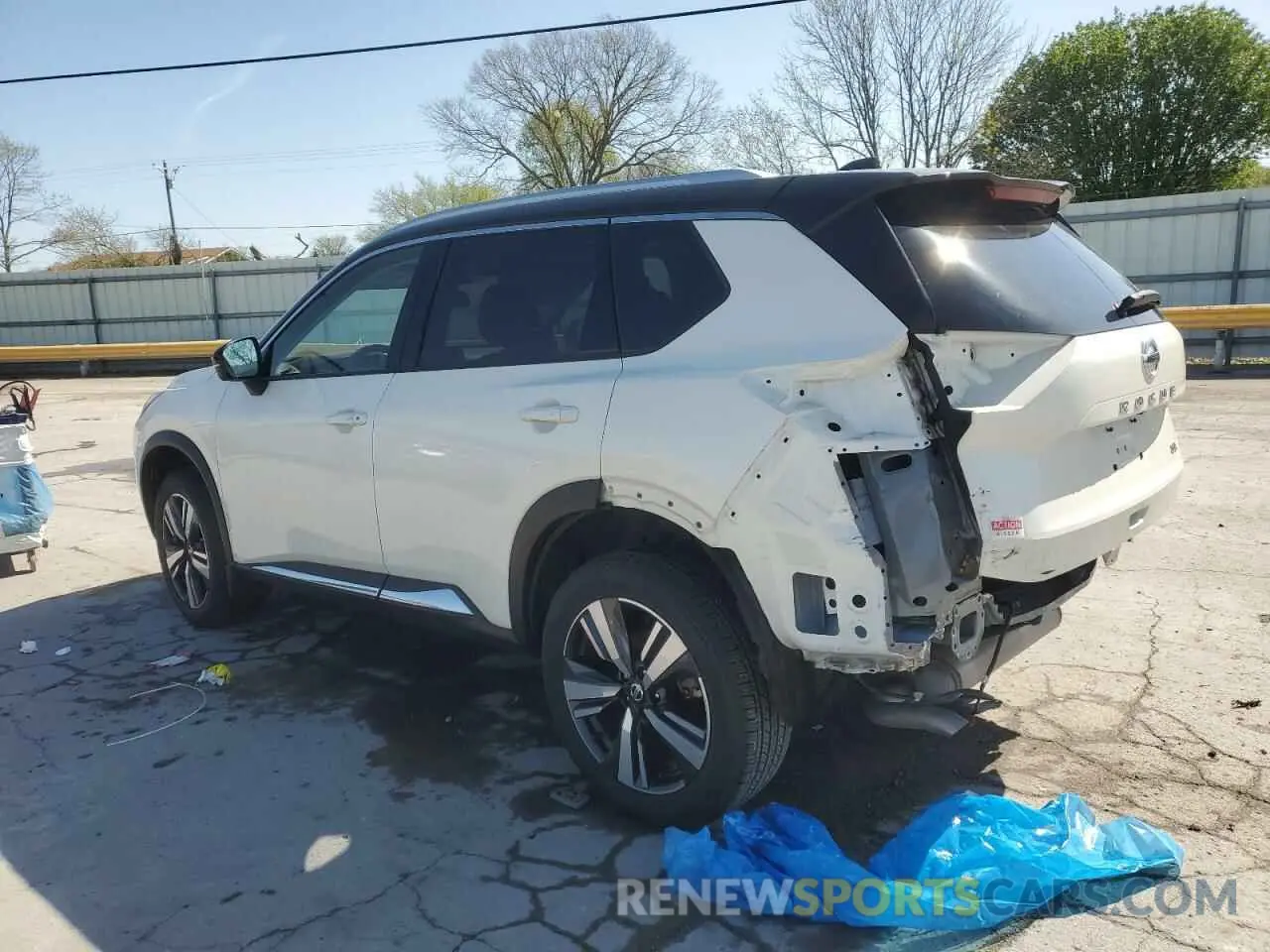 2 Photograph of a damaged car JN8AT3CA8MW029254 NISSAN ROGUE 2021