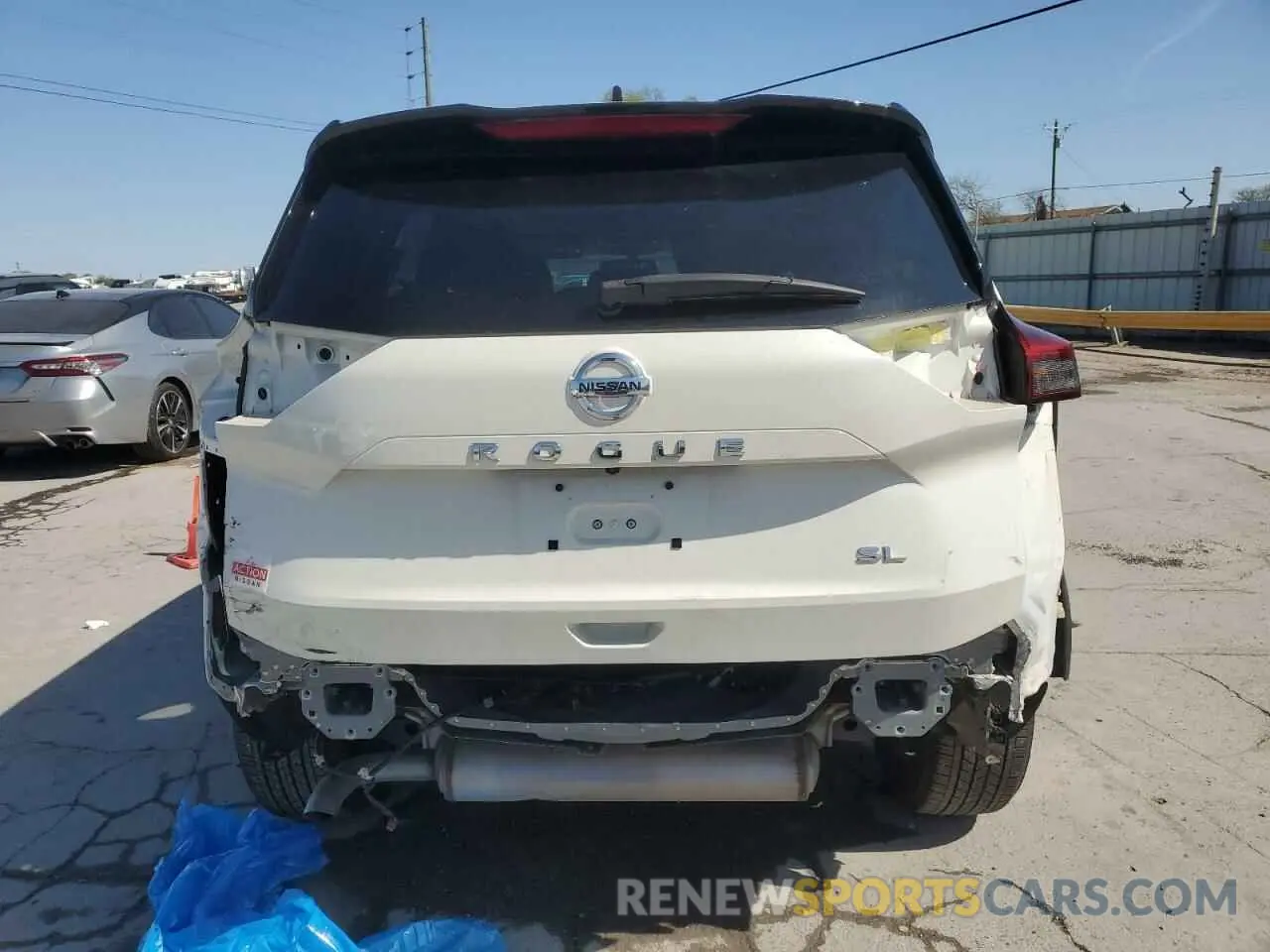 6 Photograph of a damaged car JN8AT3CA8MW029254 NISSAN ROGUE 2021