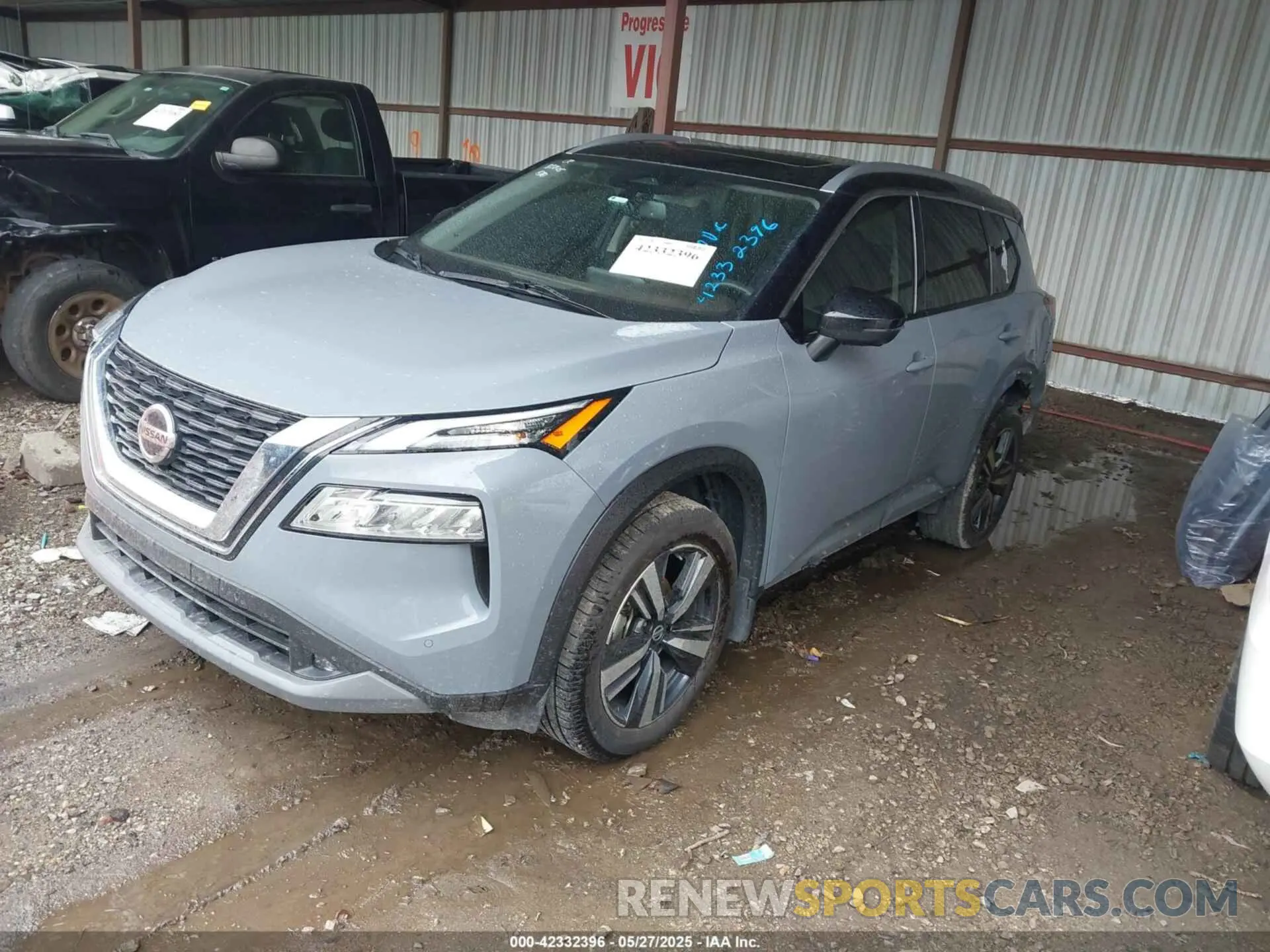 2 Photograph of a damaged car JN8AT3CA9MW023978 NISSAN ROGUE 2021