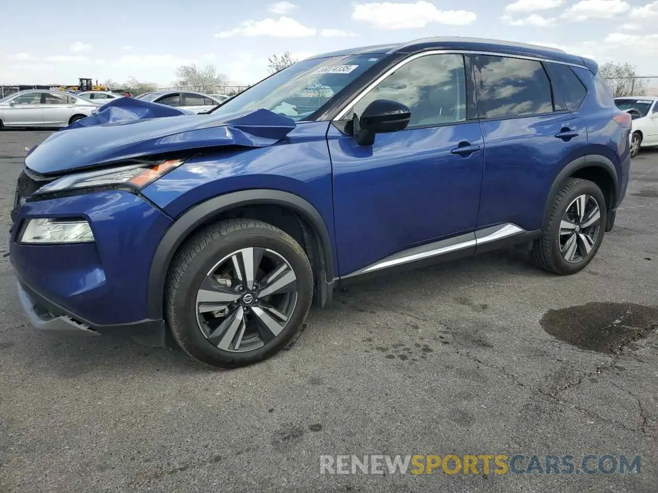1 Photograph of a damaged car JN8AT3CB1MW231779 NISSAN ROGUE 2021