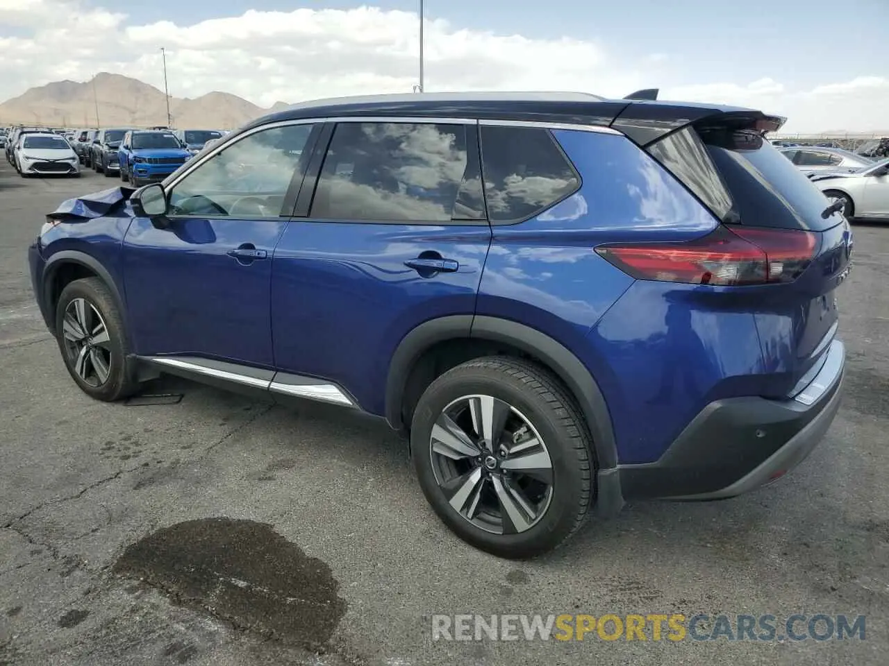 2 Photograph of a damaged car JN8AT3CB1MW231779 NISSAN ROGUE 2021