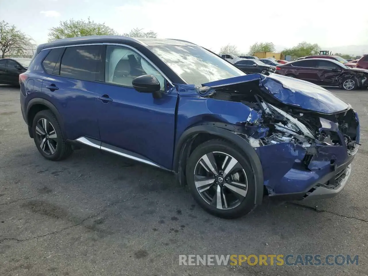 4 Photograph of a damaged car JN8AT3CB1MW231779 NISSAN ROGUE 2021