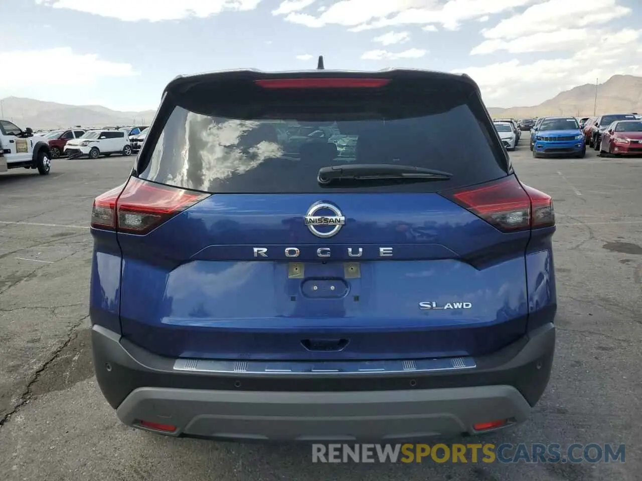 6 Photograph of a damaged car JN8AT3CB1MW231779 NISSAN ROGUE 2021