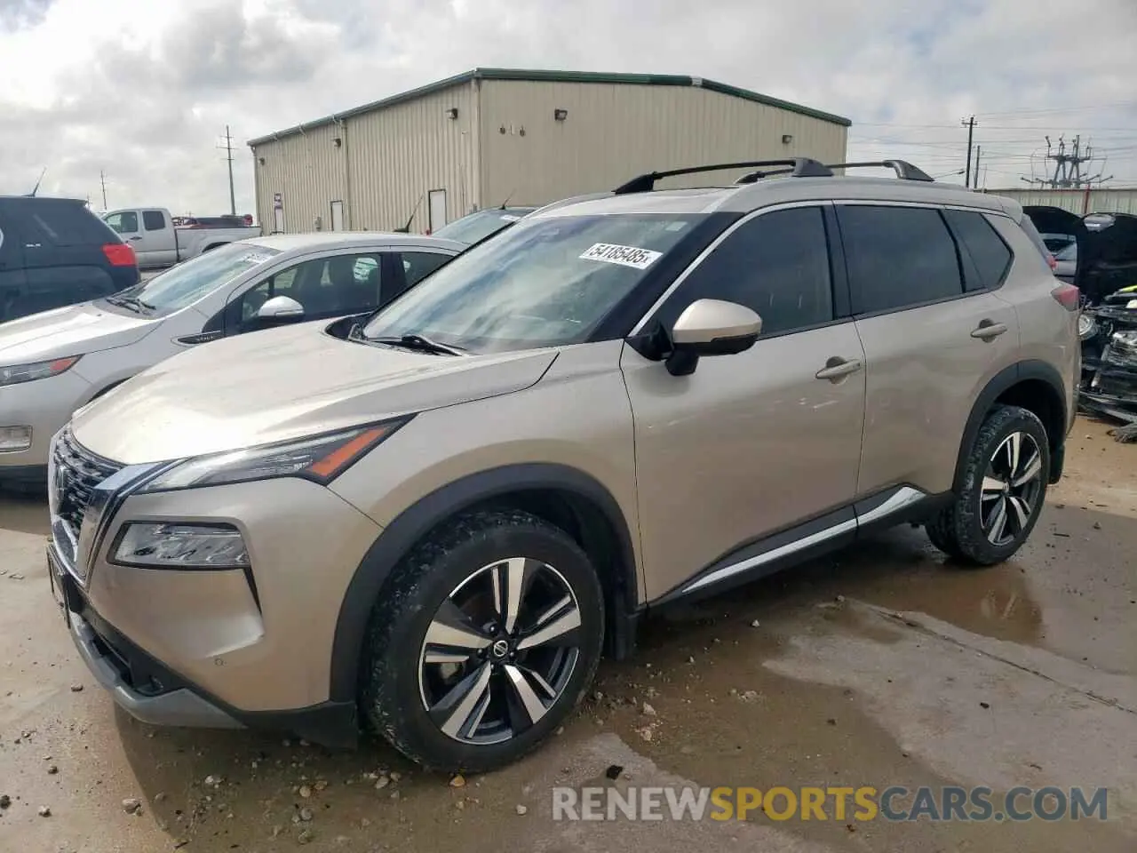 1 Photograph of a damaged car JN8AT3CB2MW236652 NISSAN ROGUE 2021