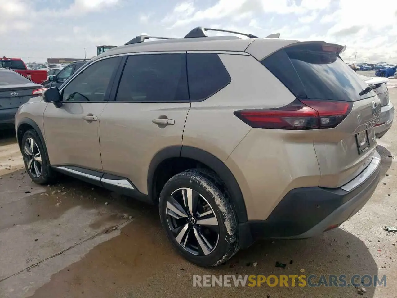 2 Photograph of a damaged car JN8AT3CB2MW236652 NISSAN ROGUE 2021