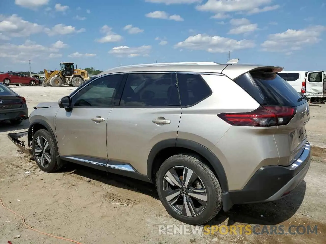 2 Photograph of a damaged car JN8AT3CB3MW237633 NISSAN ROGUE 2021