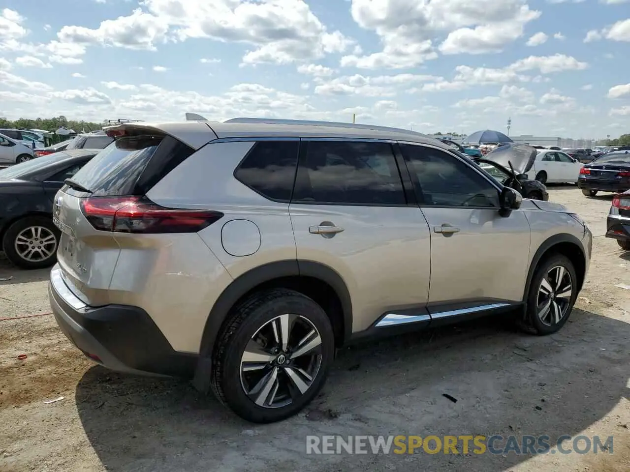 3 Photograph of a damaged car JN8AT3CB3MW237633 NISSAN ROGUE 2021