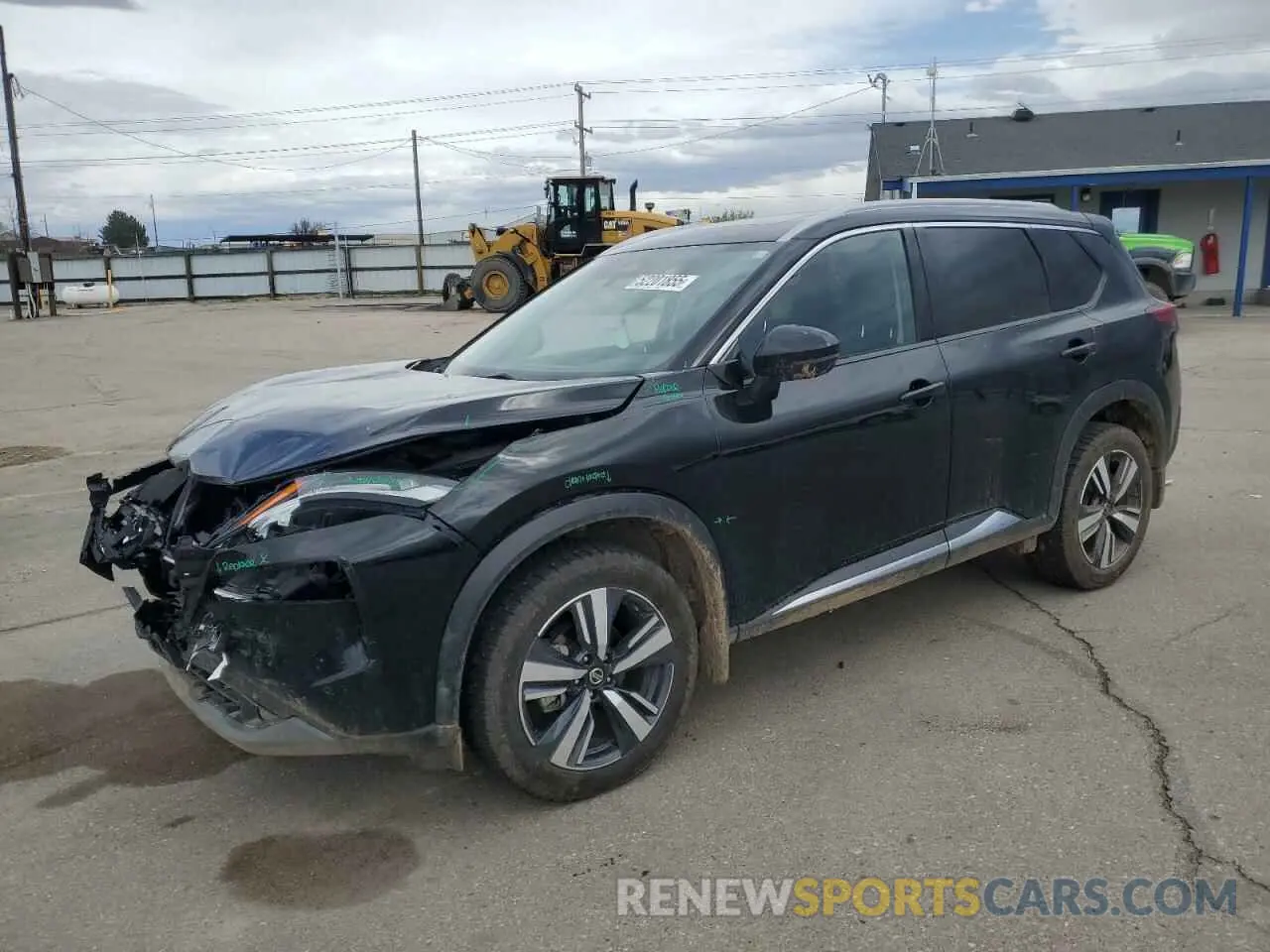 1 Photograph of a damaged car JN8AT3CB3MW240550 NISSAN ROGUE 2021