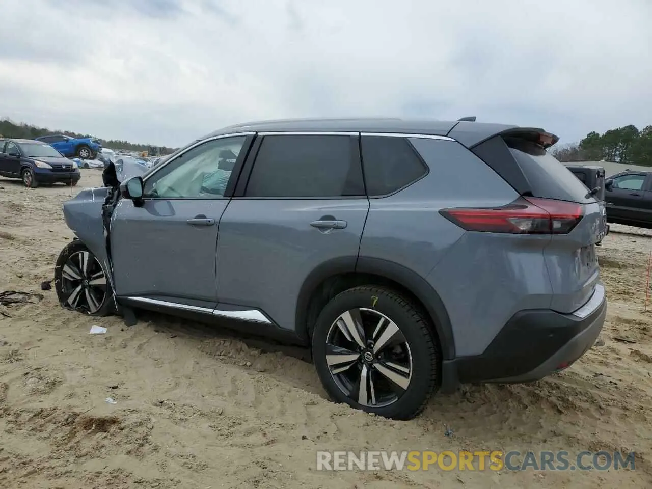 2 Photograph of a damaged car JN8AT3CB3MW242640 NISSAN ROGUE 2021