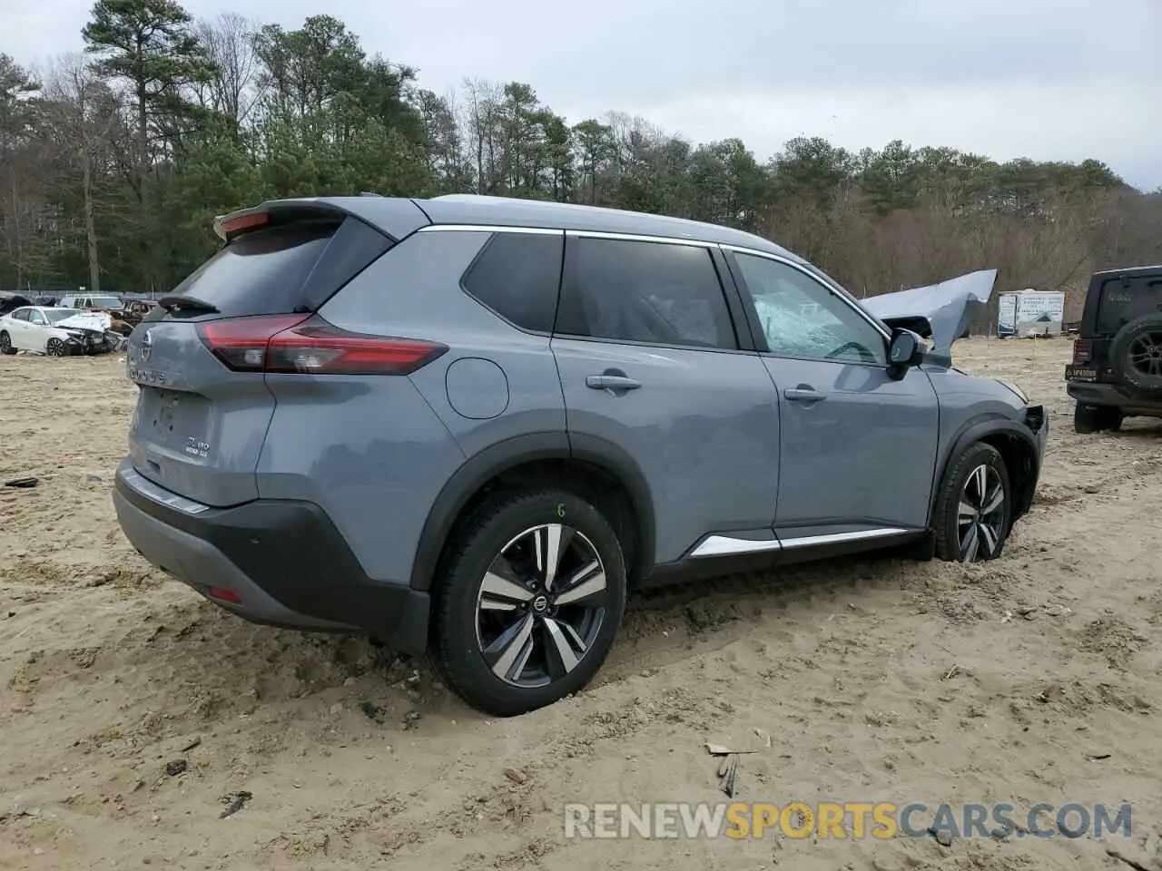 3 Photograph of a damaged car JN8AT3CB3MW242640 NISSAN ROGUE 2021