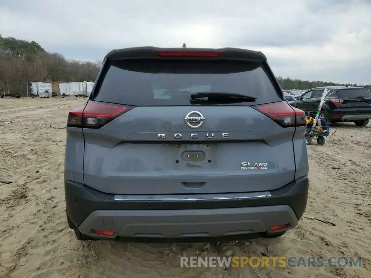 6 Photograph of a damaged car JN8AT3CB3MW242640 NISSAN ROGUE 2021