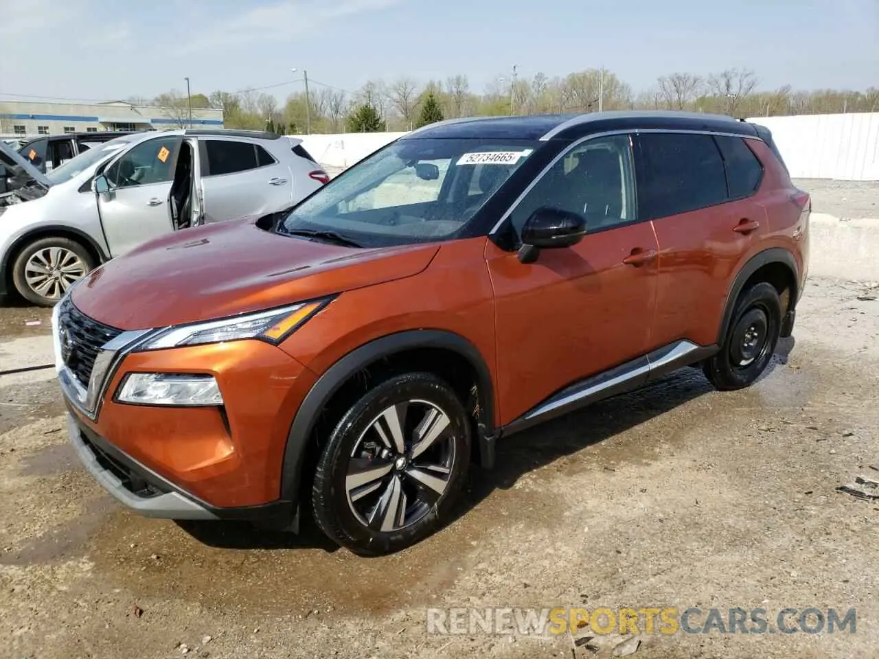 1 Photograph of a damaged car JN8AT3CB4MW239682 NISSAN ROGUE 2021