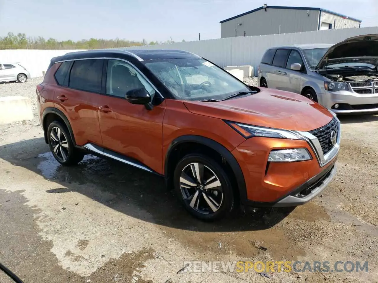 4 Photograph of a damaged car JN8AT3CB4MW239682 NISSAN ROGUE 2021