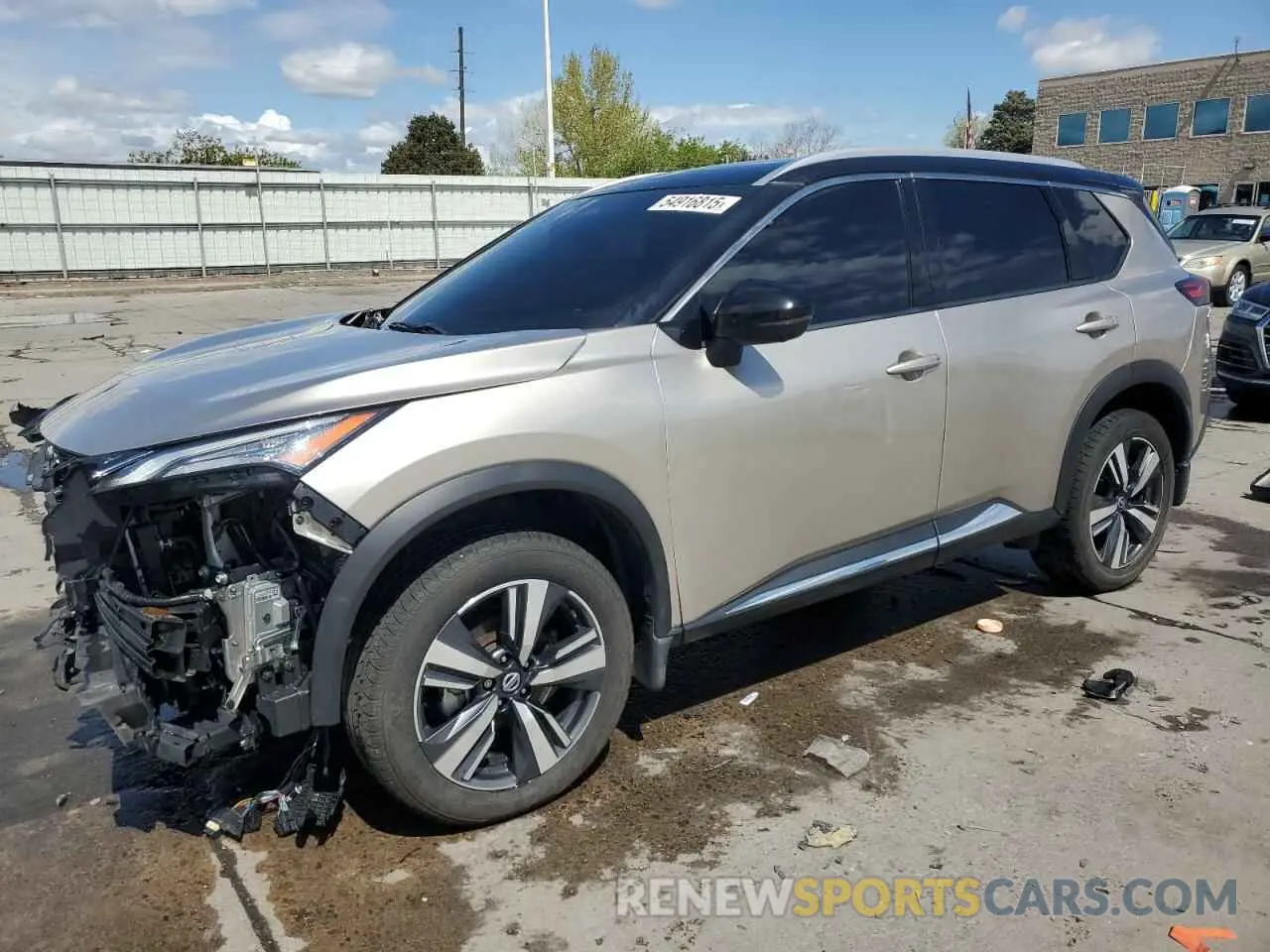1 Photograph of a damaged car JN8AT3CB6MW211429 NISSAN ROGUE 2021