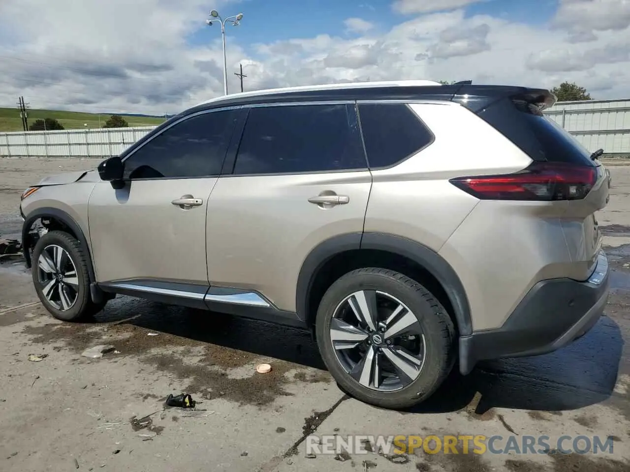 2 Photograph of a damaged car JN8AT3CB6MW211429 NISSAN ROGUE 2021