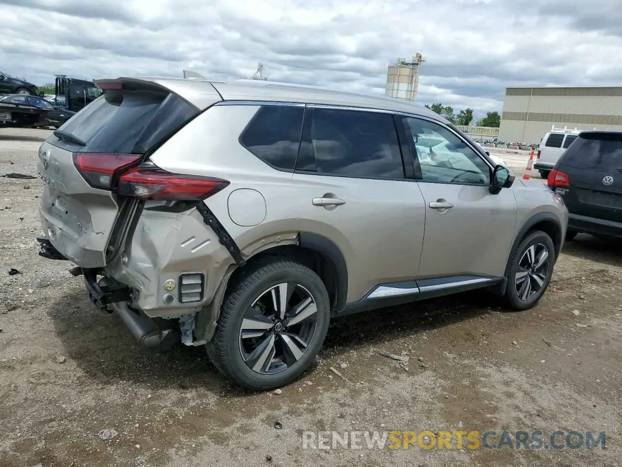 3 Photograph of a damaged car JN8AT3CB6MW236900 NISSAN ROGUE 2021