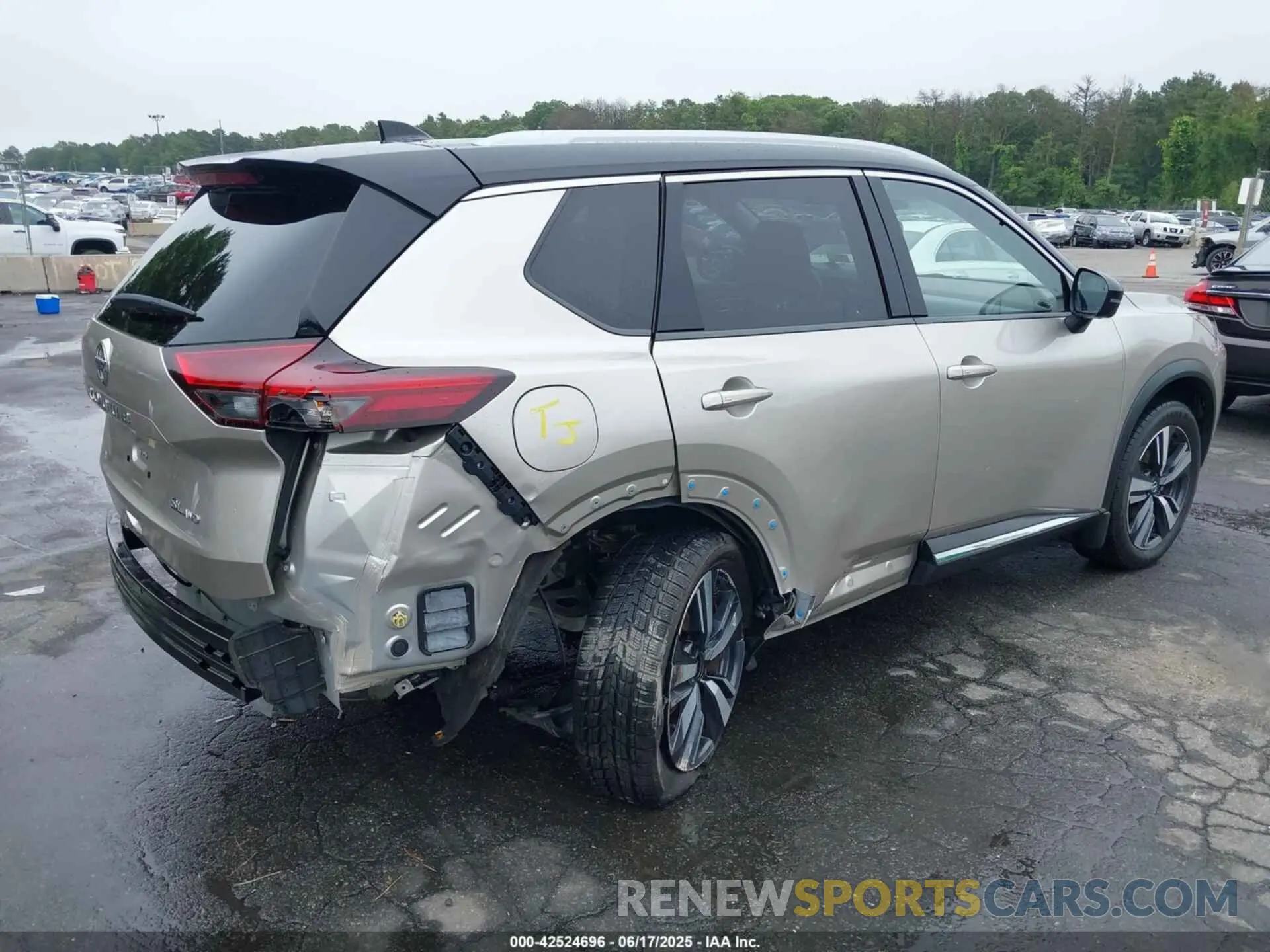 6 Photograph of a damaged car JN8AT3CB6MW237156 NISSAN ROGUE 2021