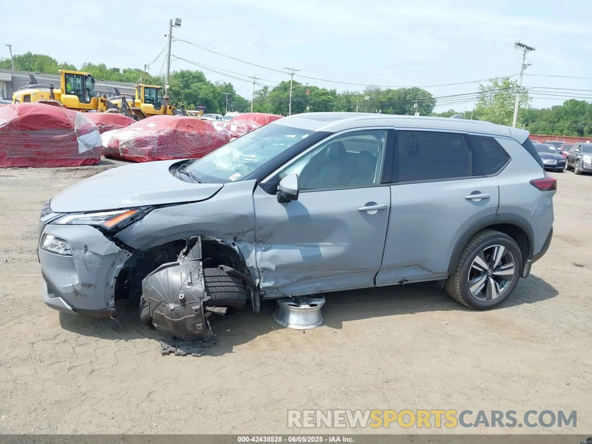 14 Photograph of a damaged car JN8AT3CB6MW242387 NISSAN ROGUE 2021
