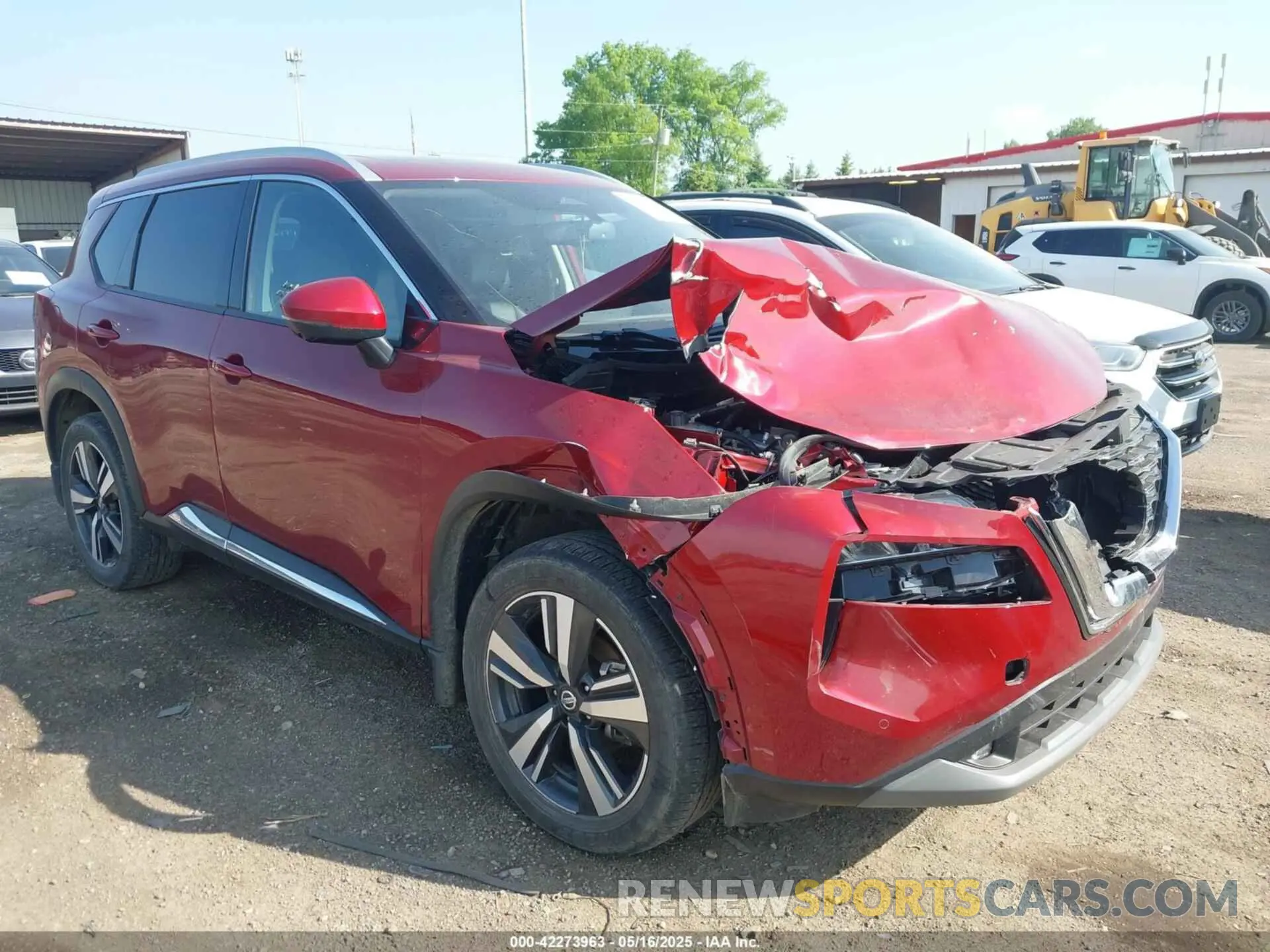 1 Photograph of a damaged car JN8AT3CB8MW239877 NISSAN ROGUE 2021