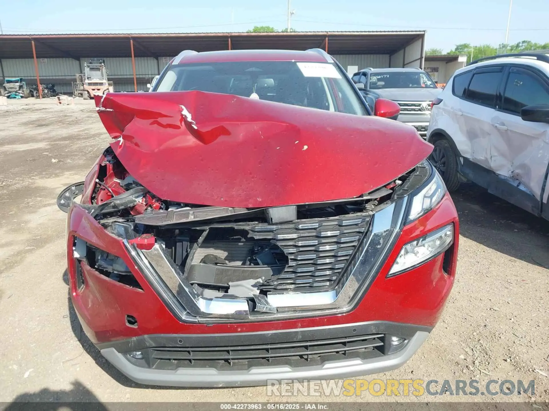12 Photograph of a damaged car JN8AT3CB8MW239877 NISSAN ROGUE 2021