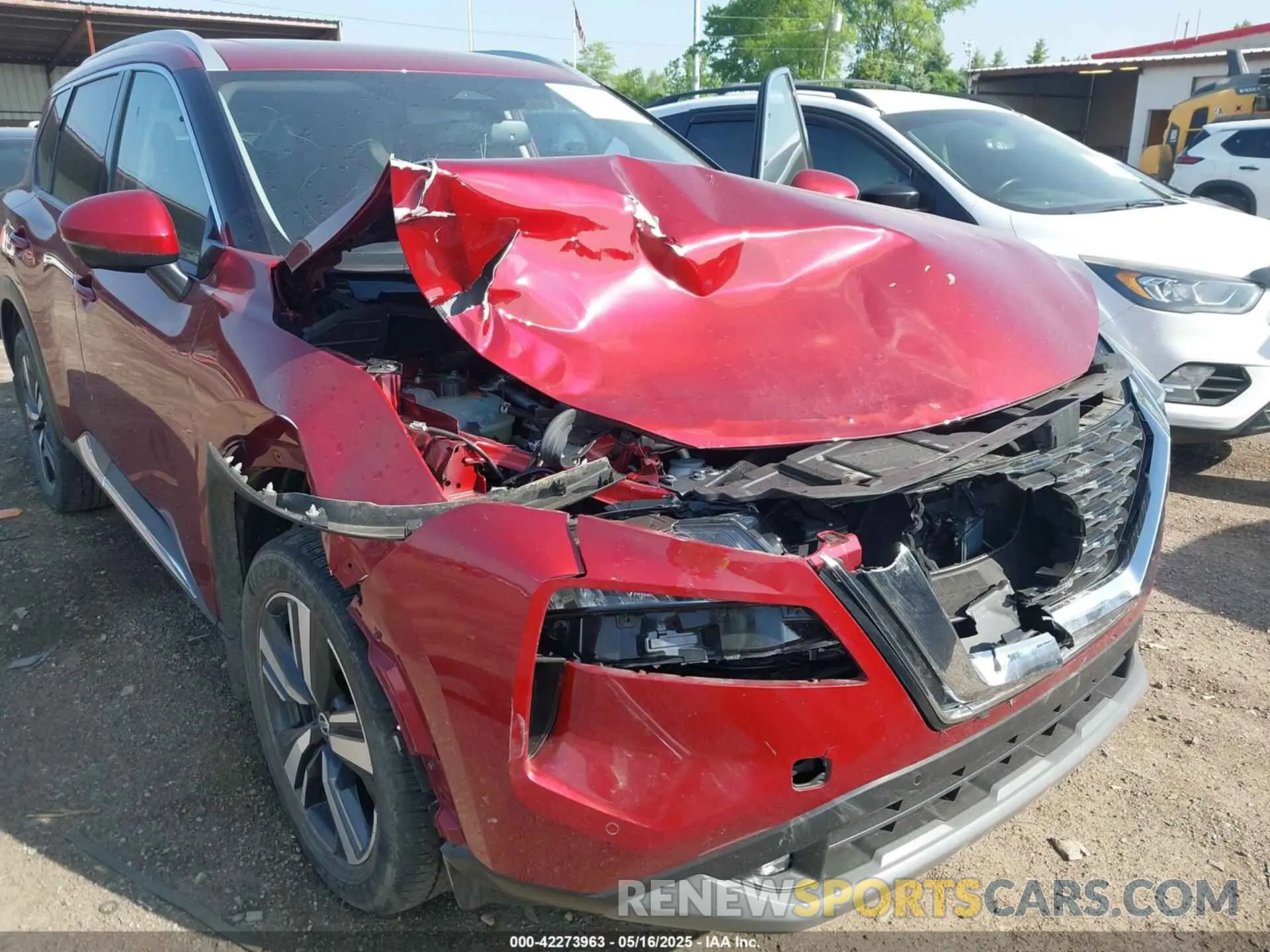 6 Photograph of a damaged car JN8AT3CB8MW239877 NISSAN ROGUE 2021