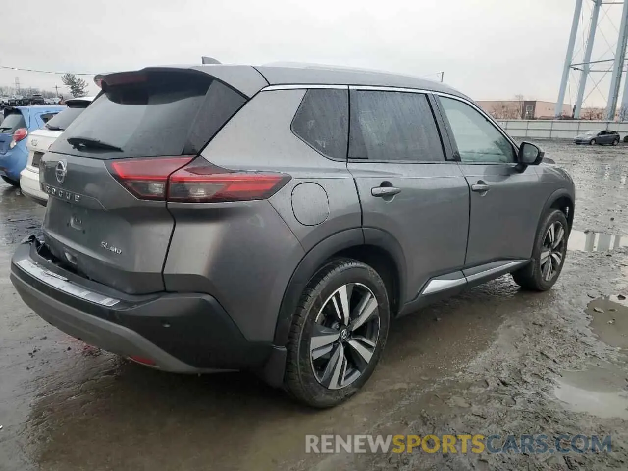 3 Photograph of a damaged car JN8AT3CB8MW240138 NISSAN ROGUE 2021