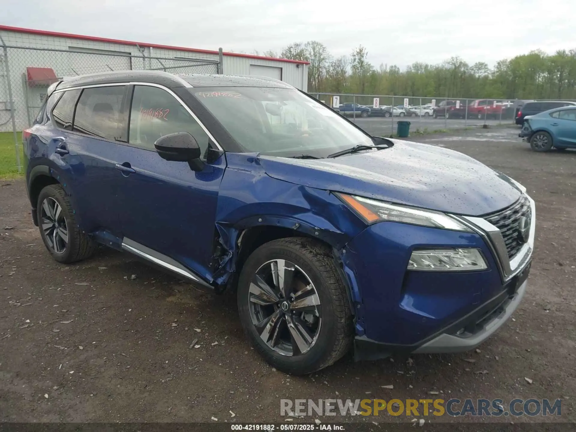 1 Photograph of a damaged car JN8AT3CB8MW241712 NISSAN ROGUE 2021
